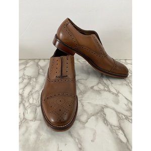 NEW Johnston & Murphy Conrad 2.0 Cap Toe Dress Oxford Leather Shoe 8.5M G18 Men